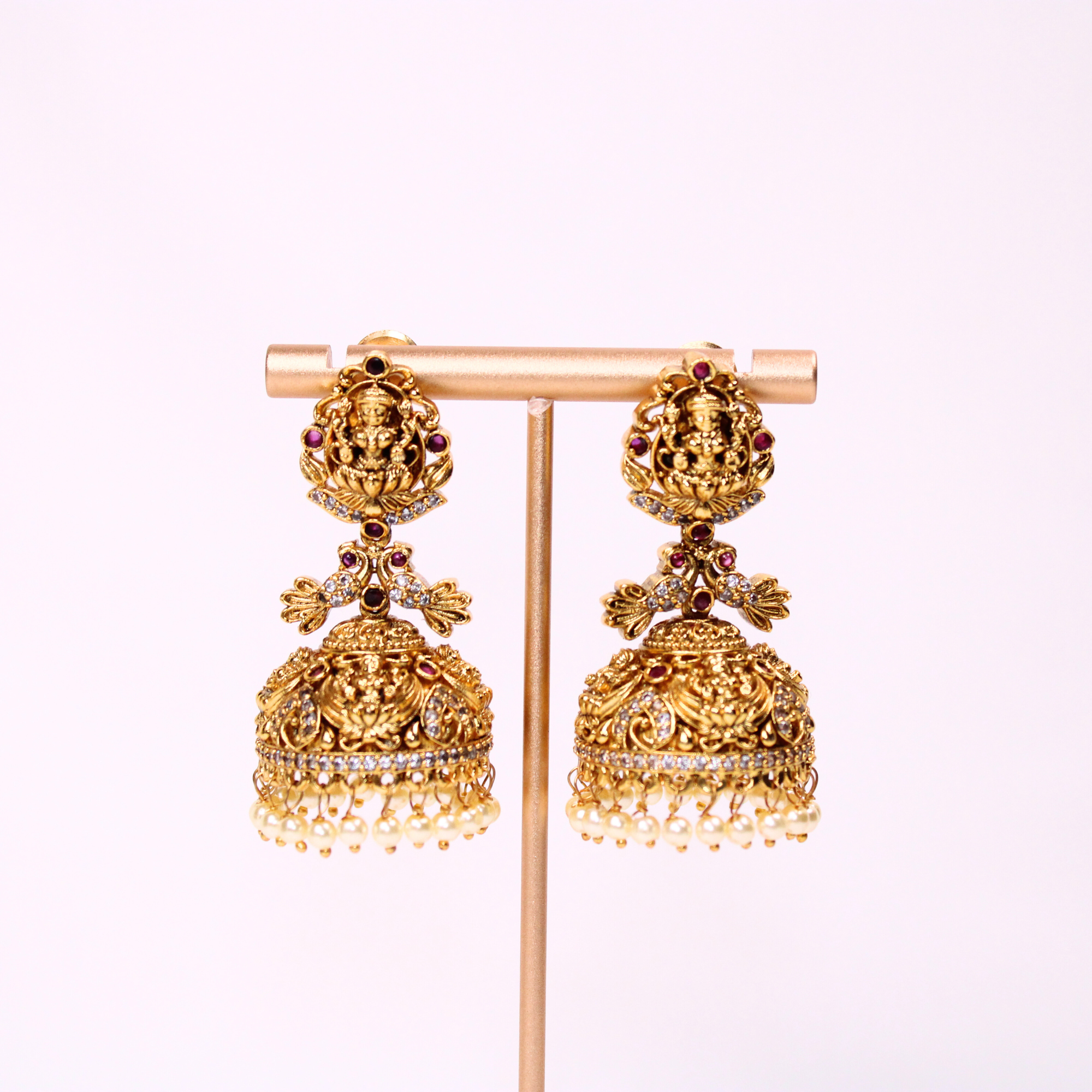 Lakshmi Divine Temple Earrings