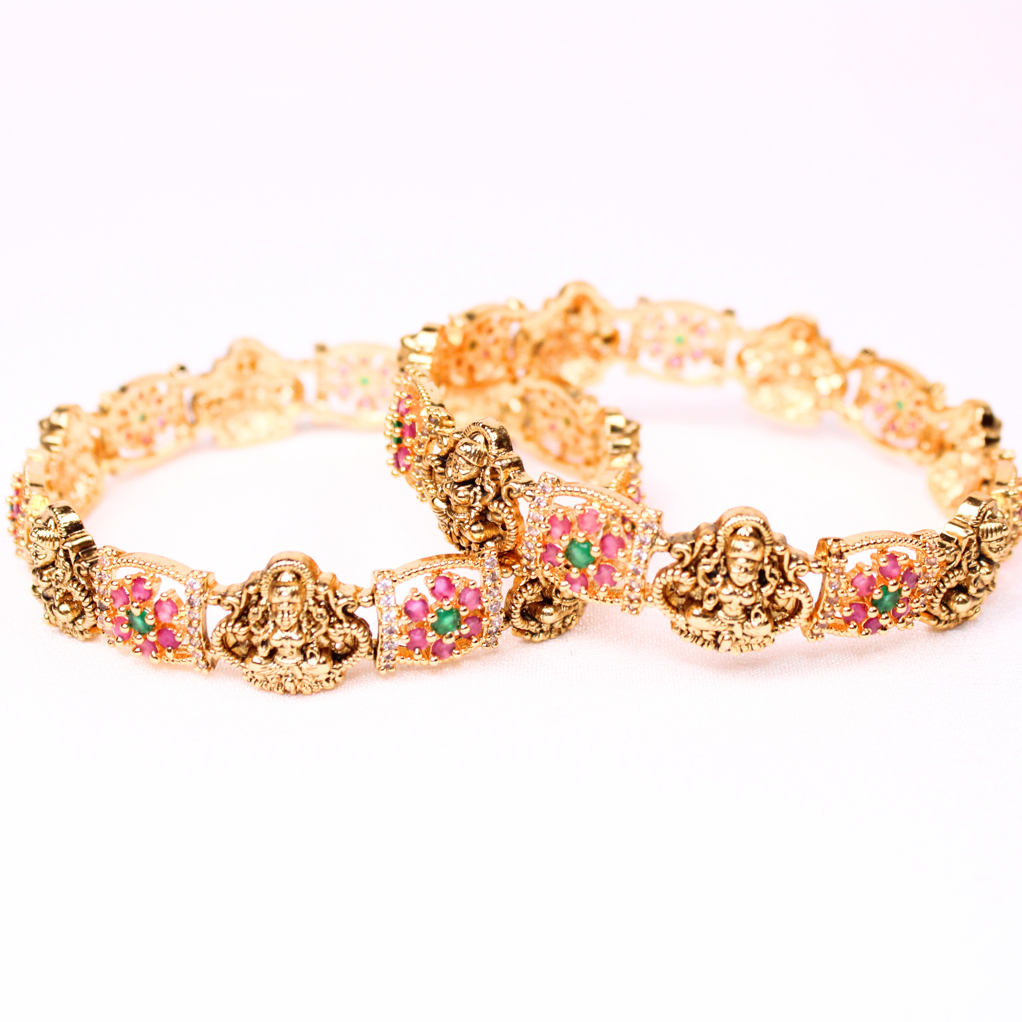 Lakshmi Square Floral Bangles