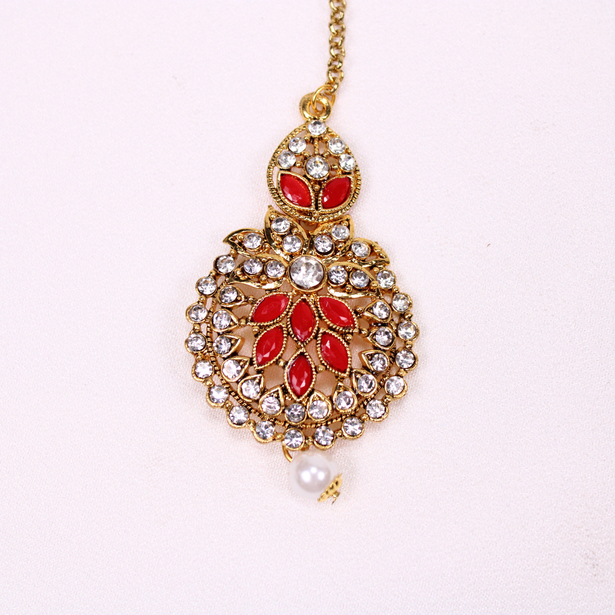 Red Enamel Lotus Netti sutti