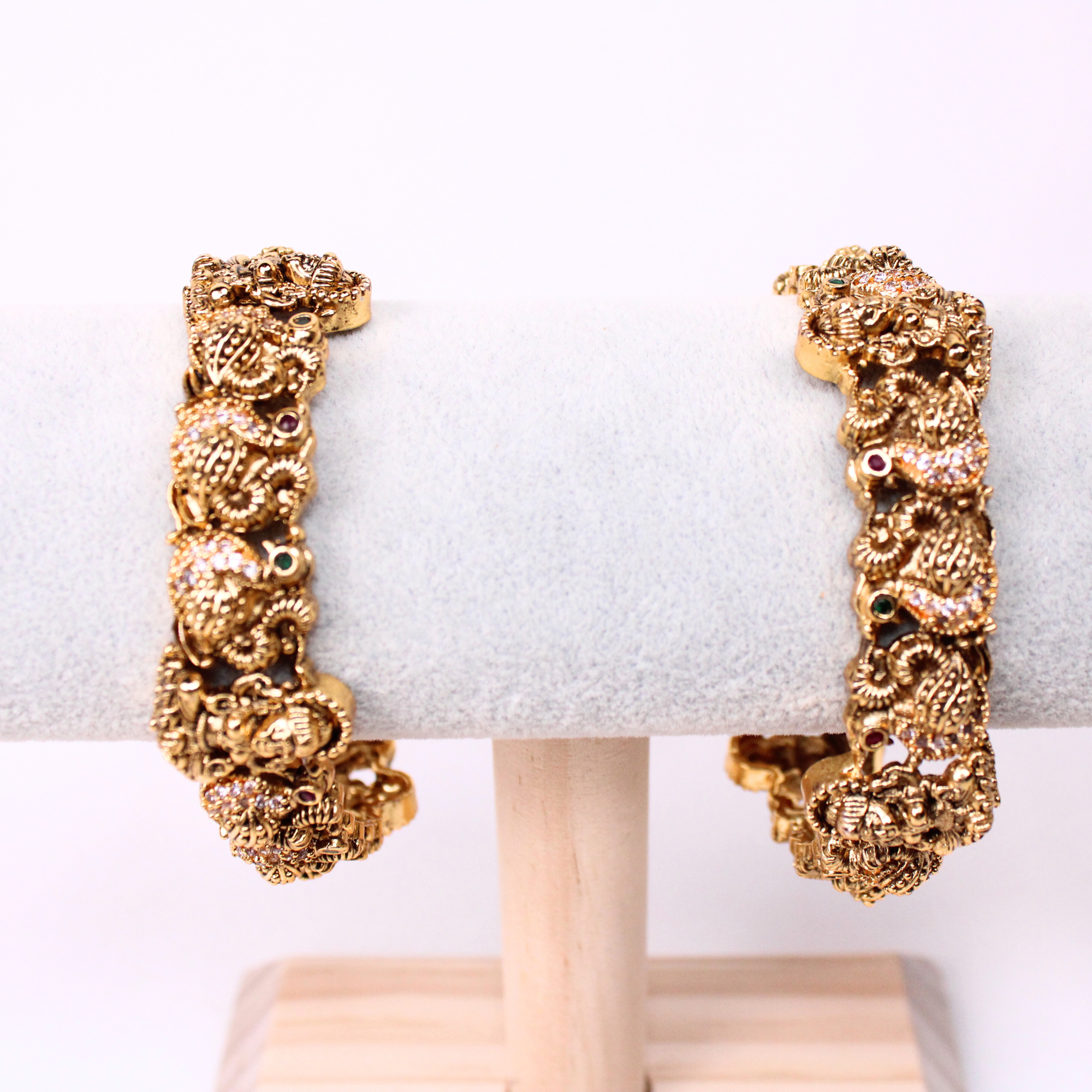 Lakshmi Motif Antique Bangles