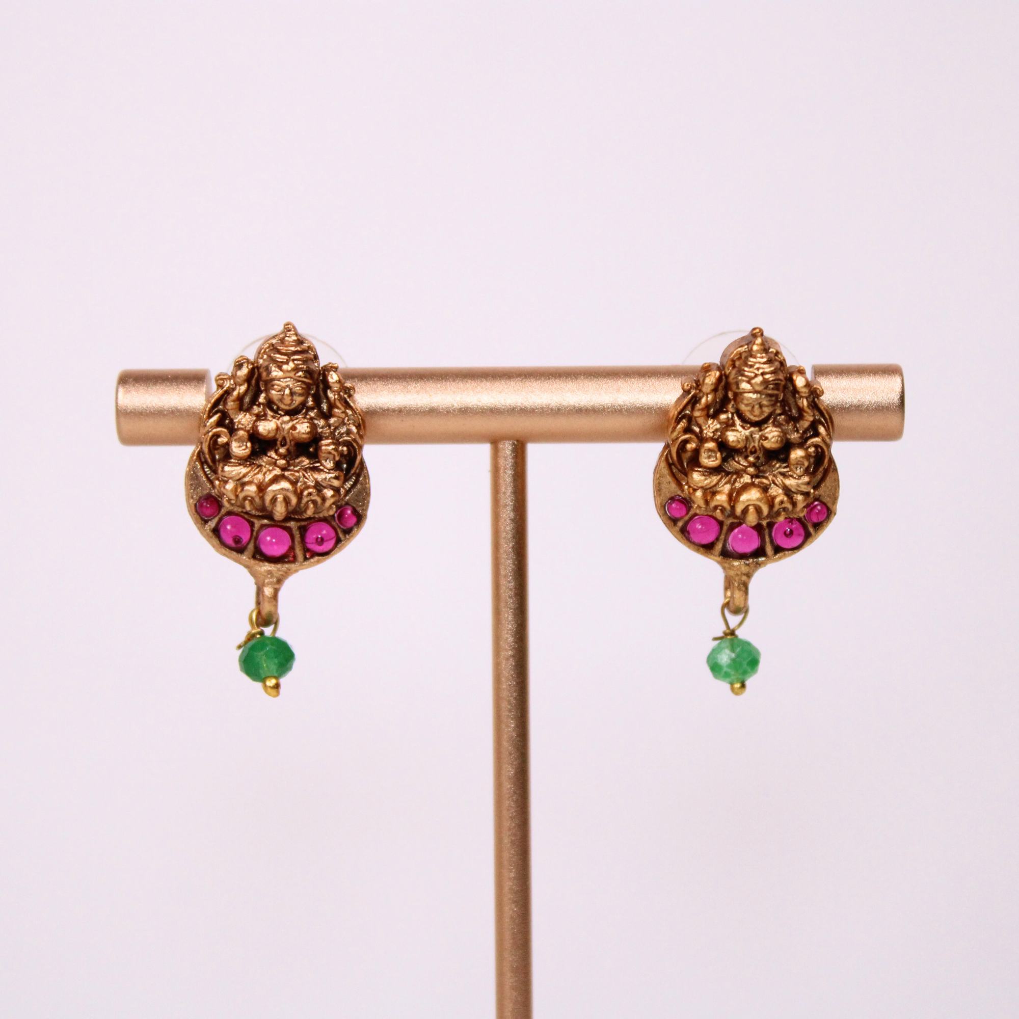 Lakshmi Elephant Choker and Stud Earrings Set