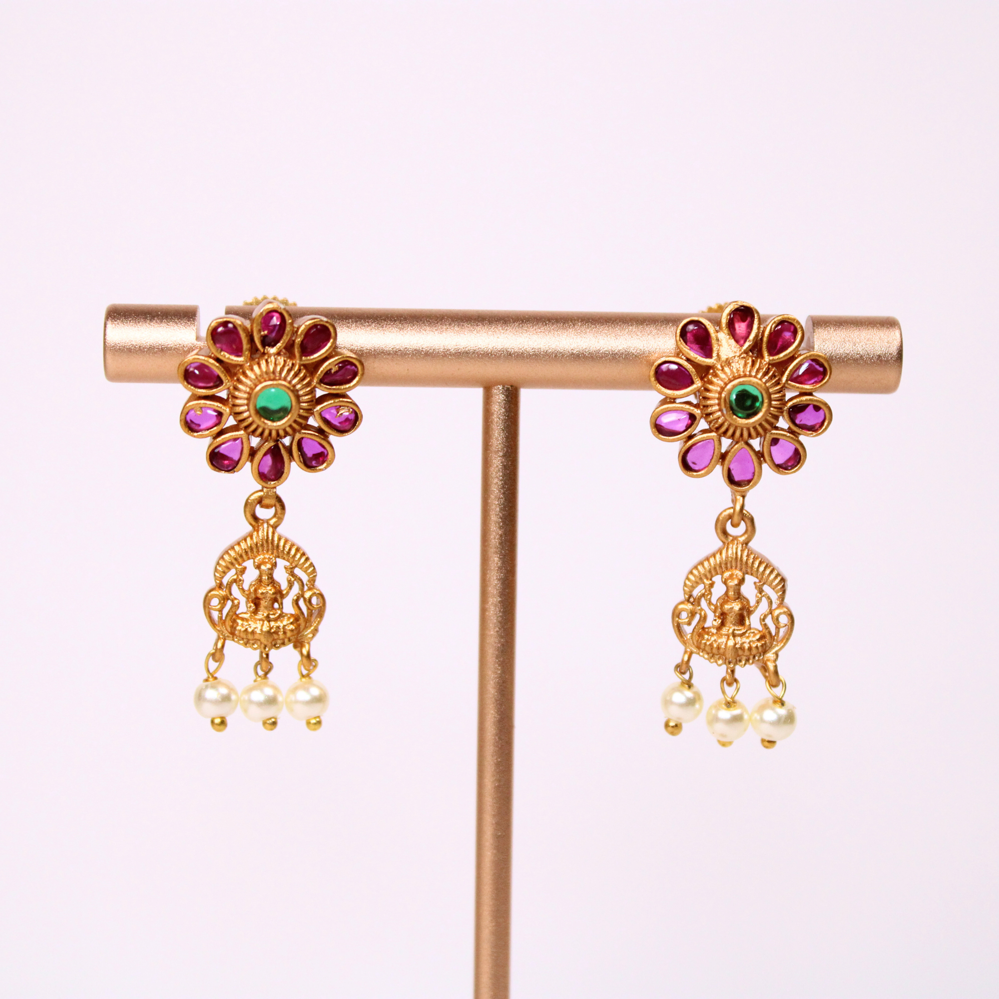 Lakshmi Temple Choker Set with Earrings