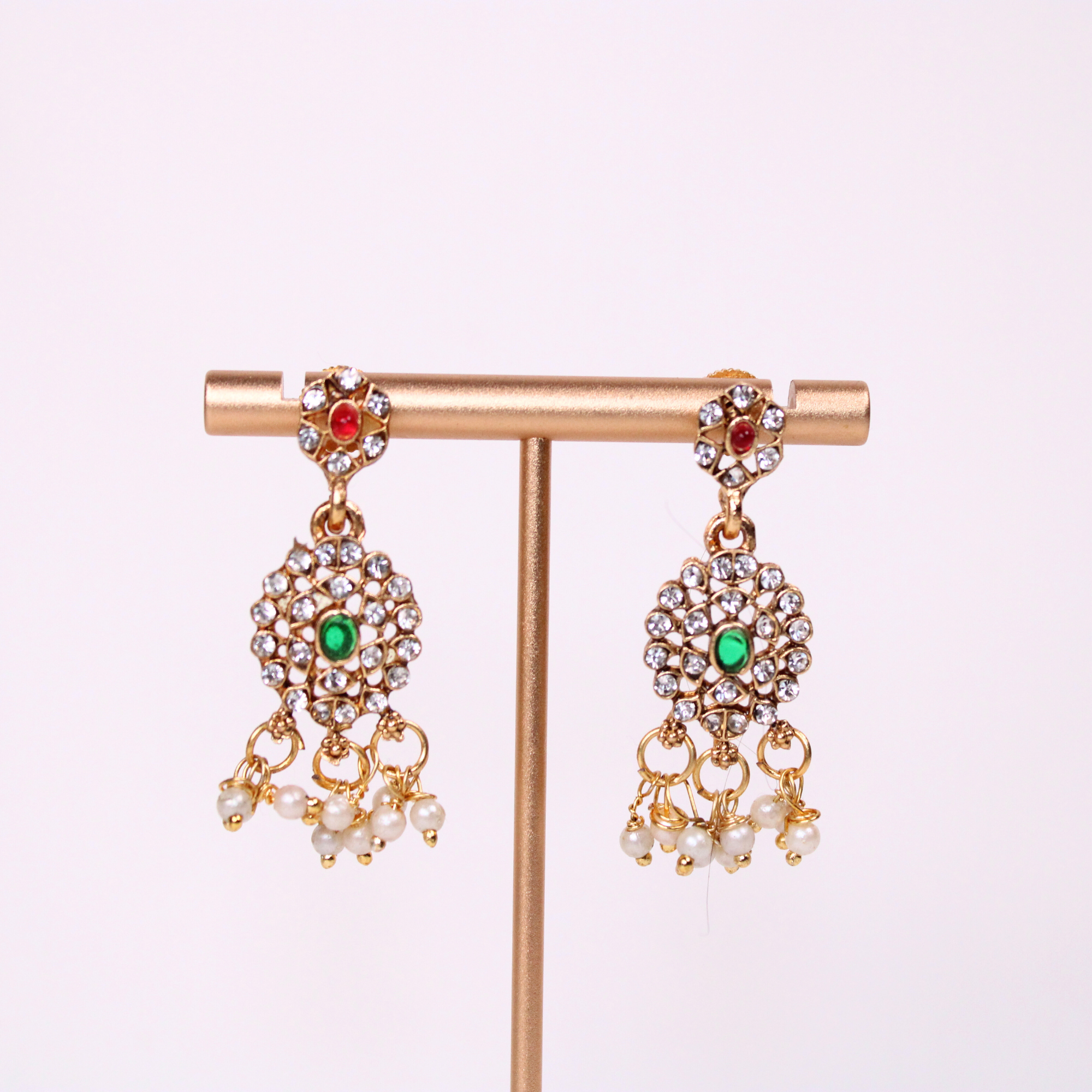 Kemp Stone Guttapusalu Choker and Earring Set