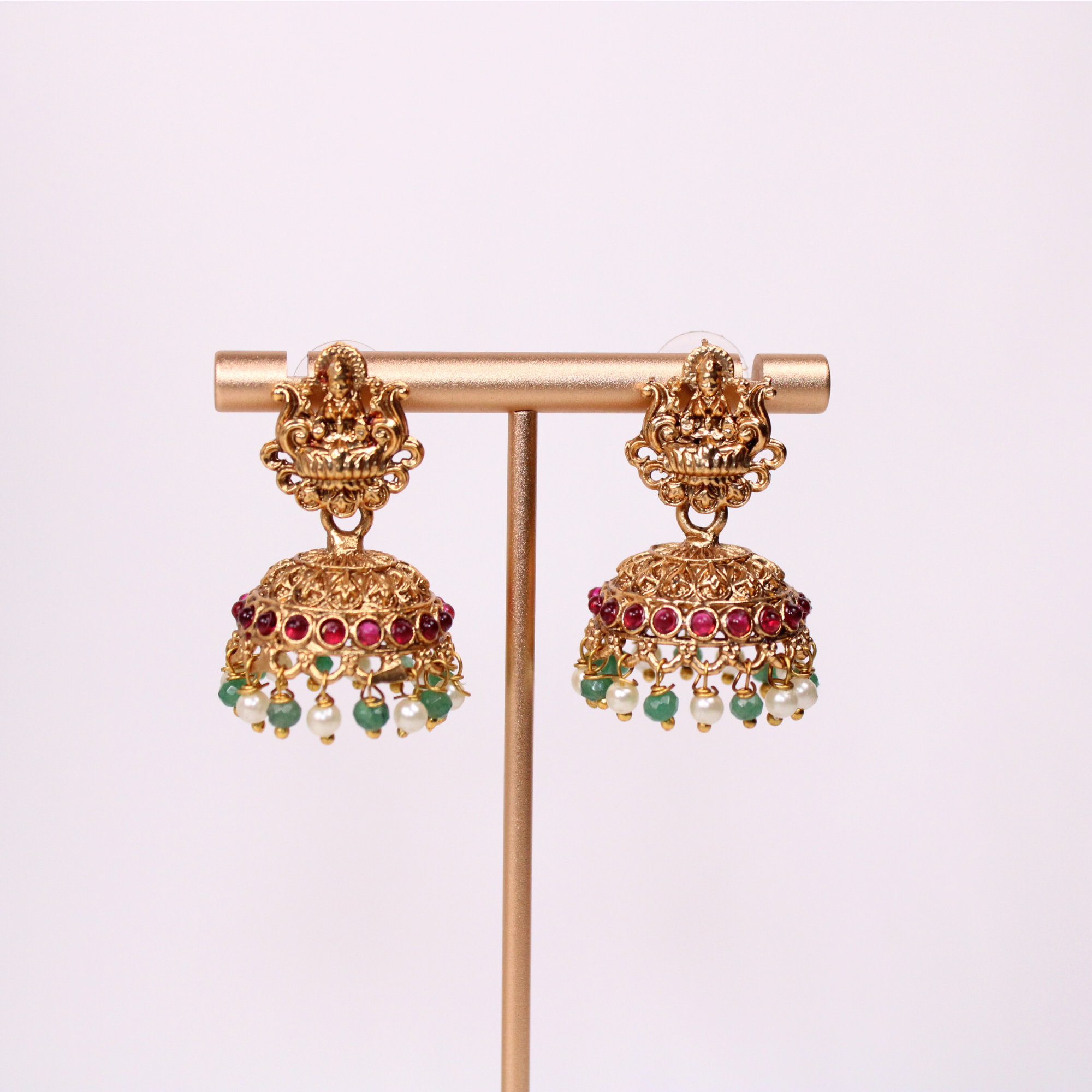 Lakshmi Pearl Mala with Earrings