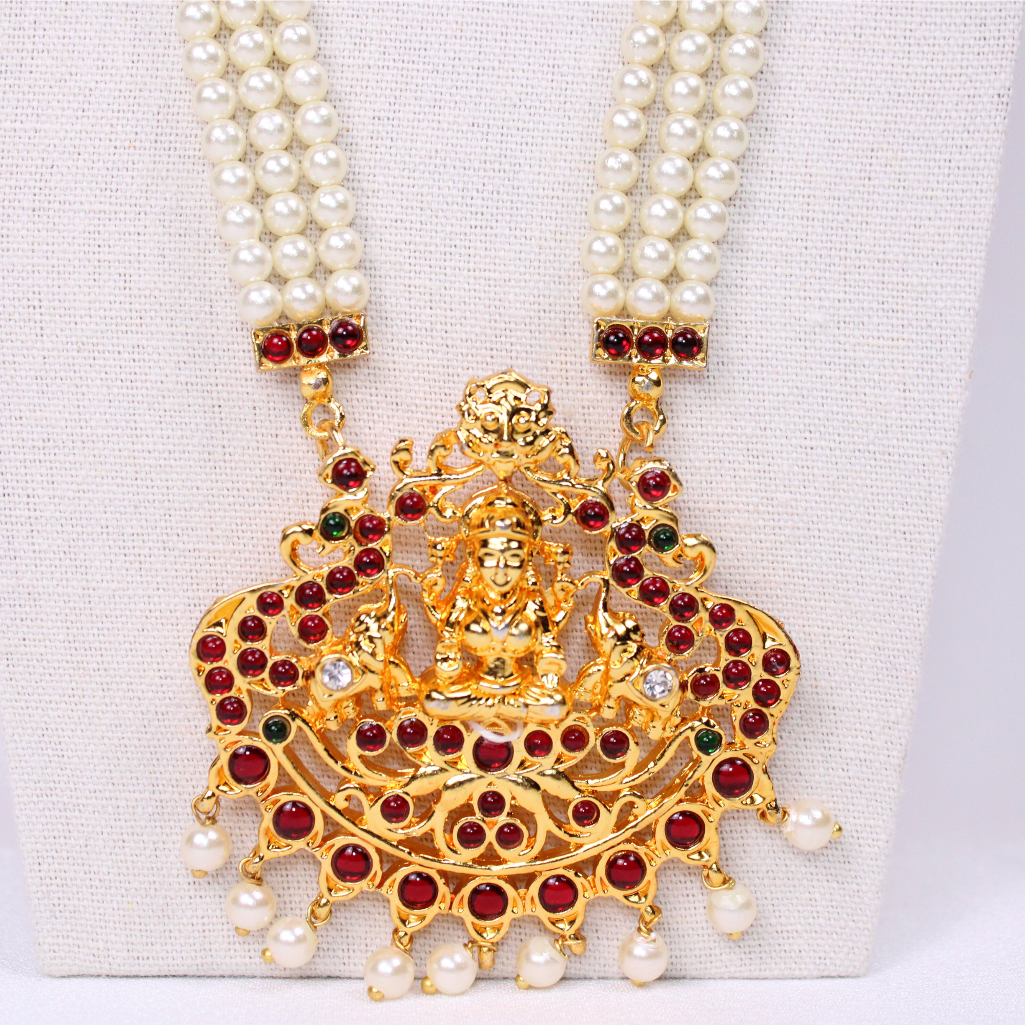 Lakshmi Pearl Cascade Temple Aram