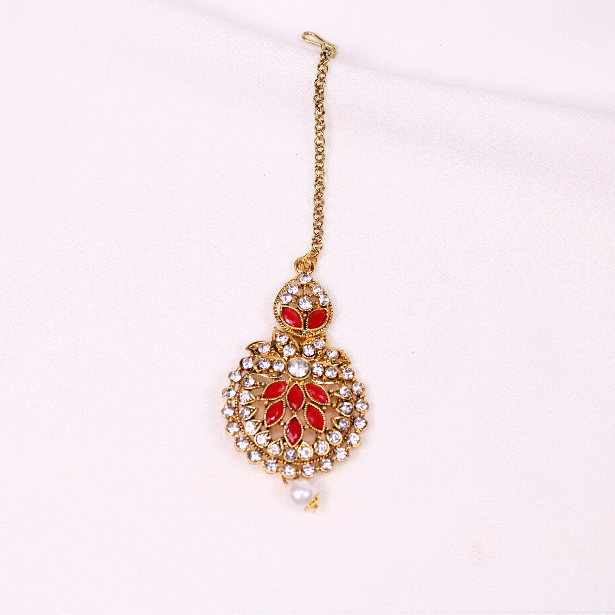 Red Enamel Lotus Netti sutti