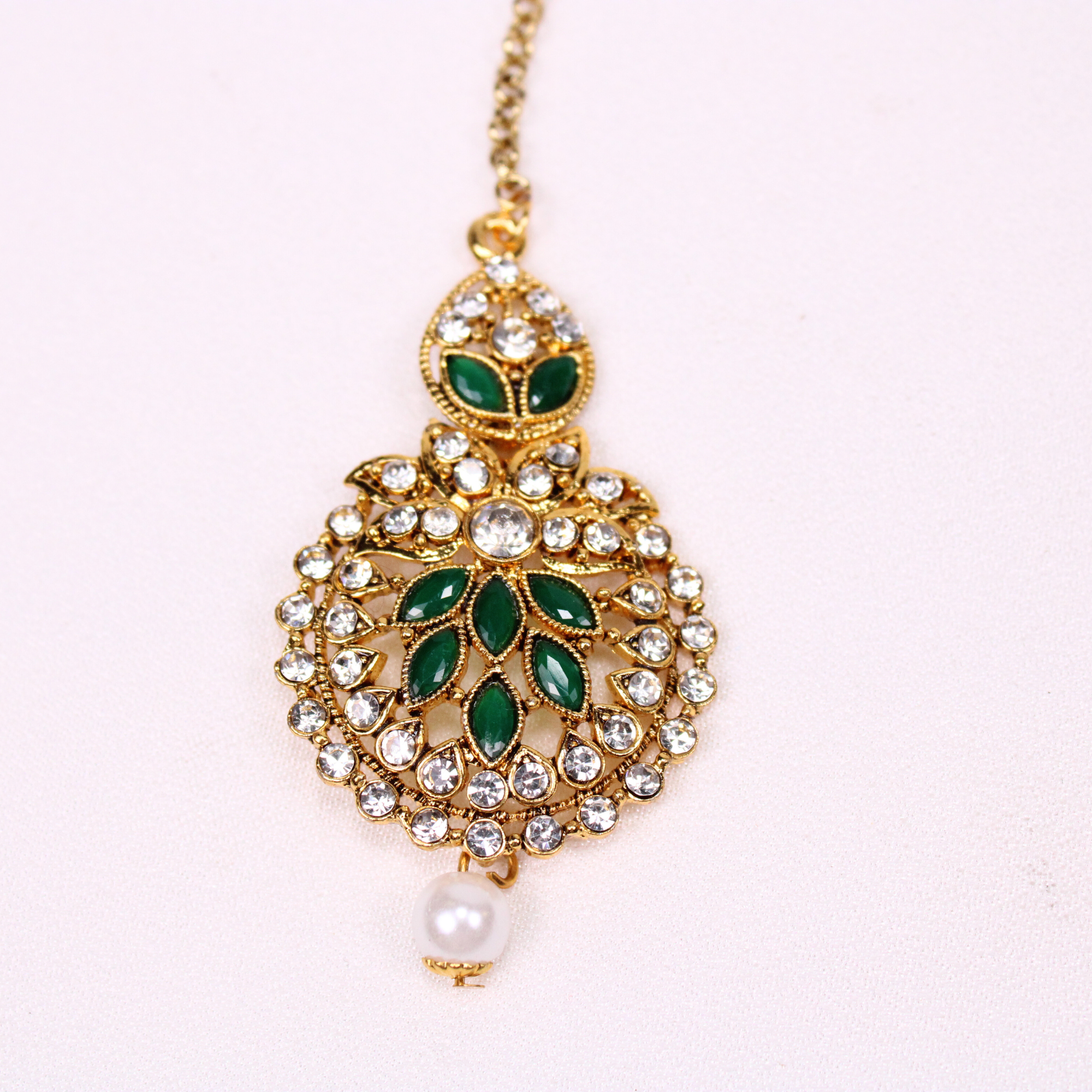 Green Enamel Lotus Netti sutti