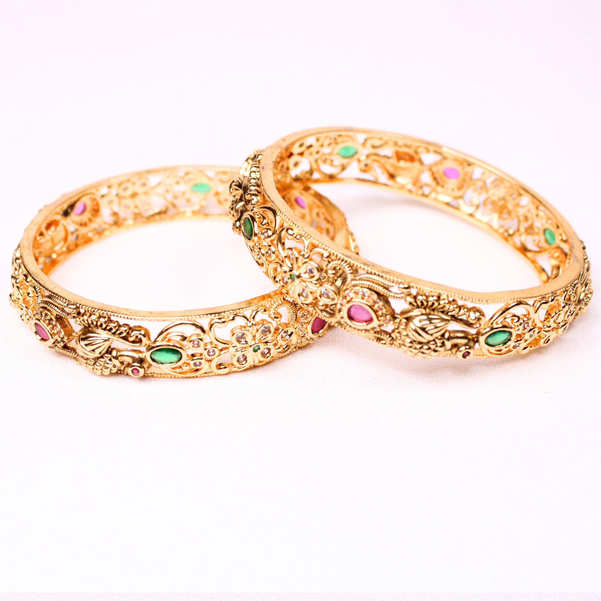 Peacock Garden Heritage Bangles