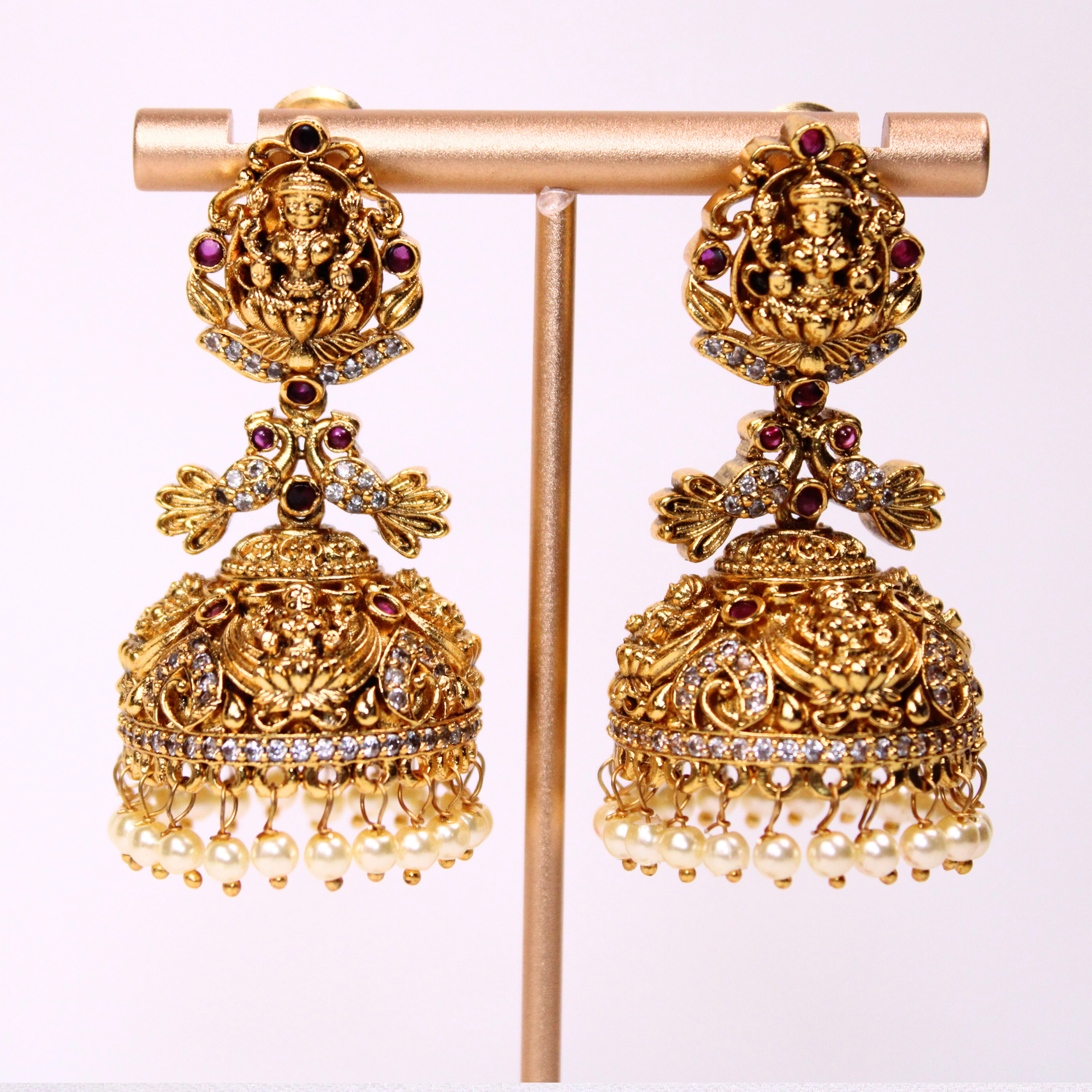 Lakshmi Divine Temple Earrings