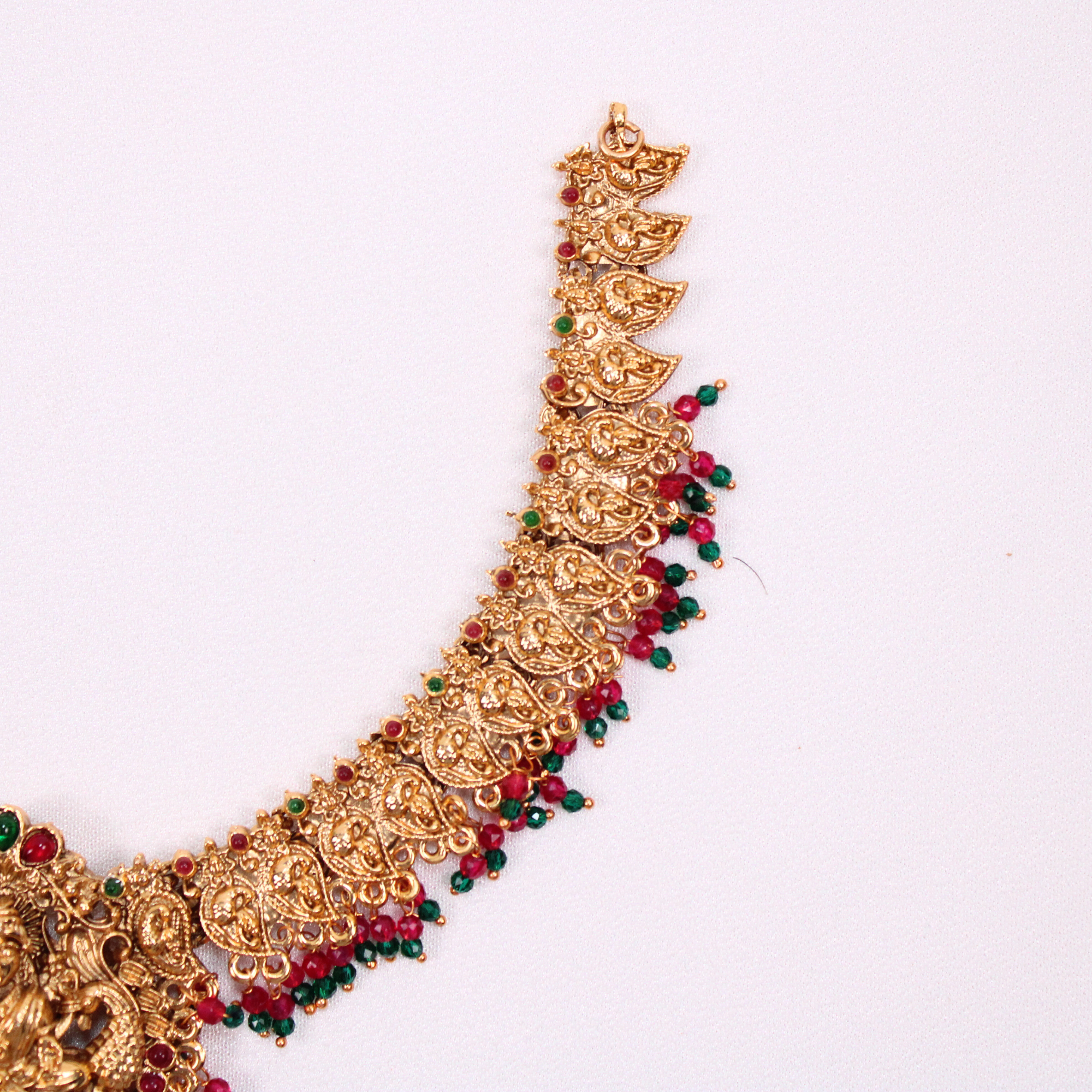 Lakshmi Heritage Temple Necklace Set with Earrings