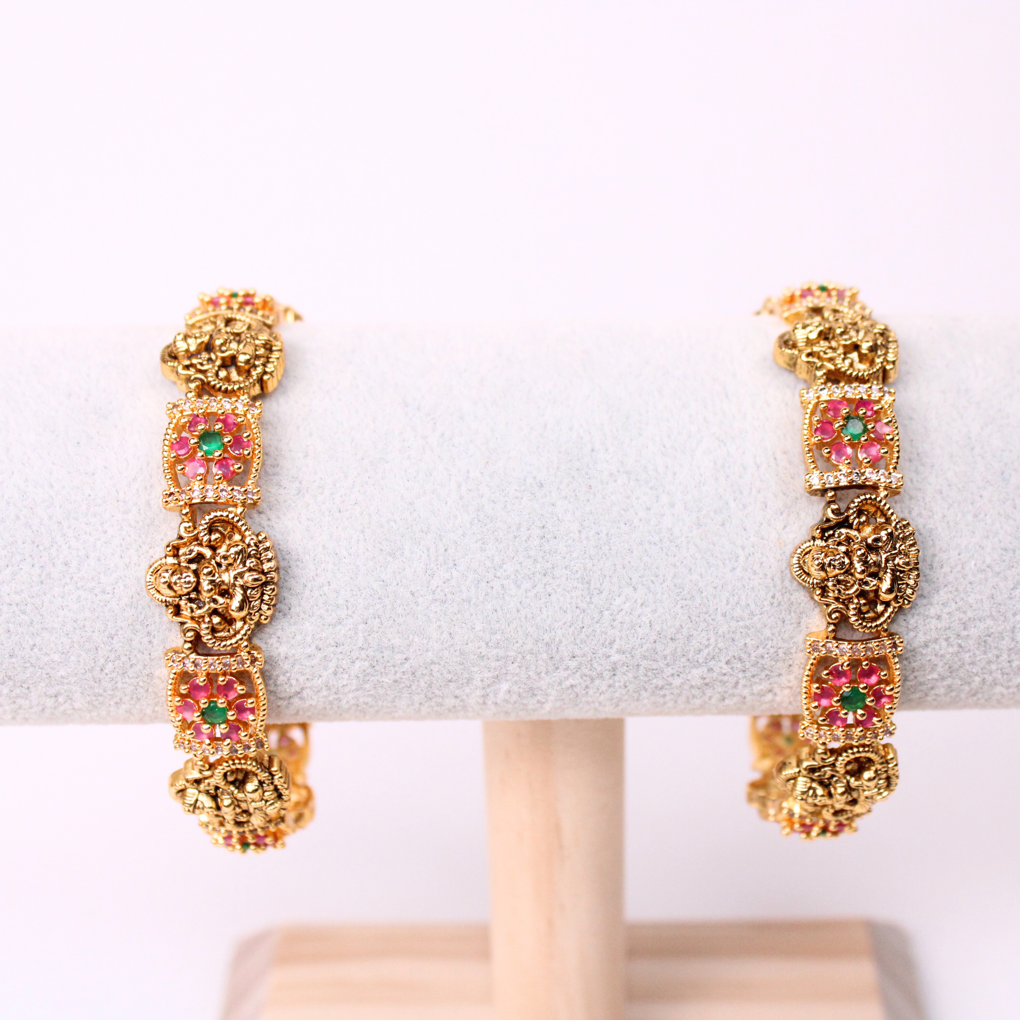 Lakshmi Square Floral Bangles