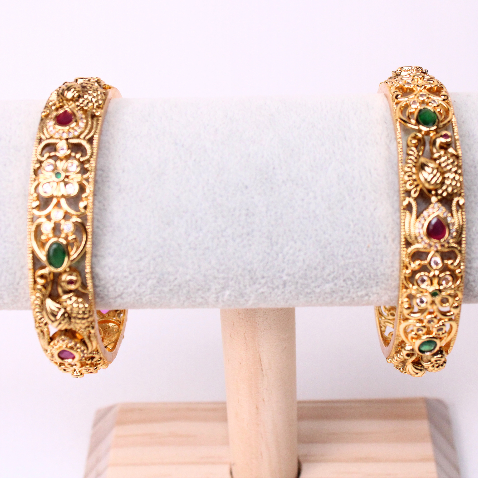 Peacock Garden Heritage Bangles