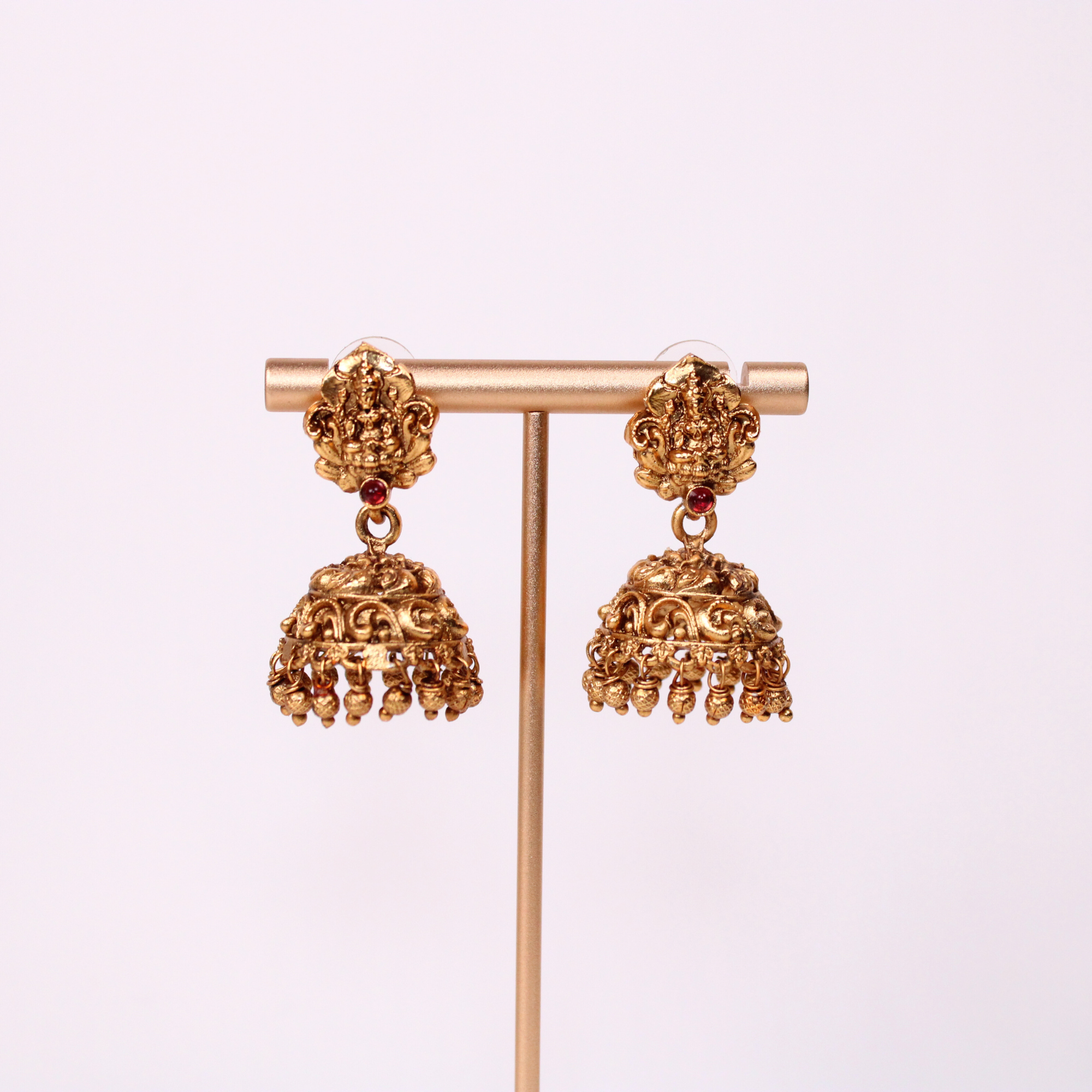 Aram Aram Set with Lakshmi Pendant and Earrings
