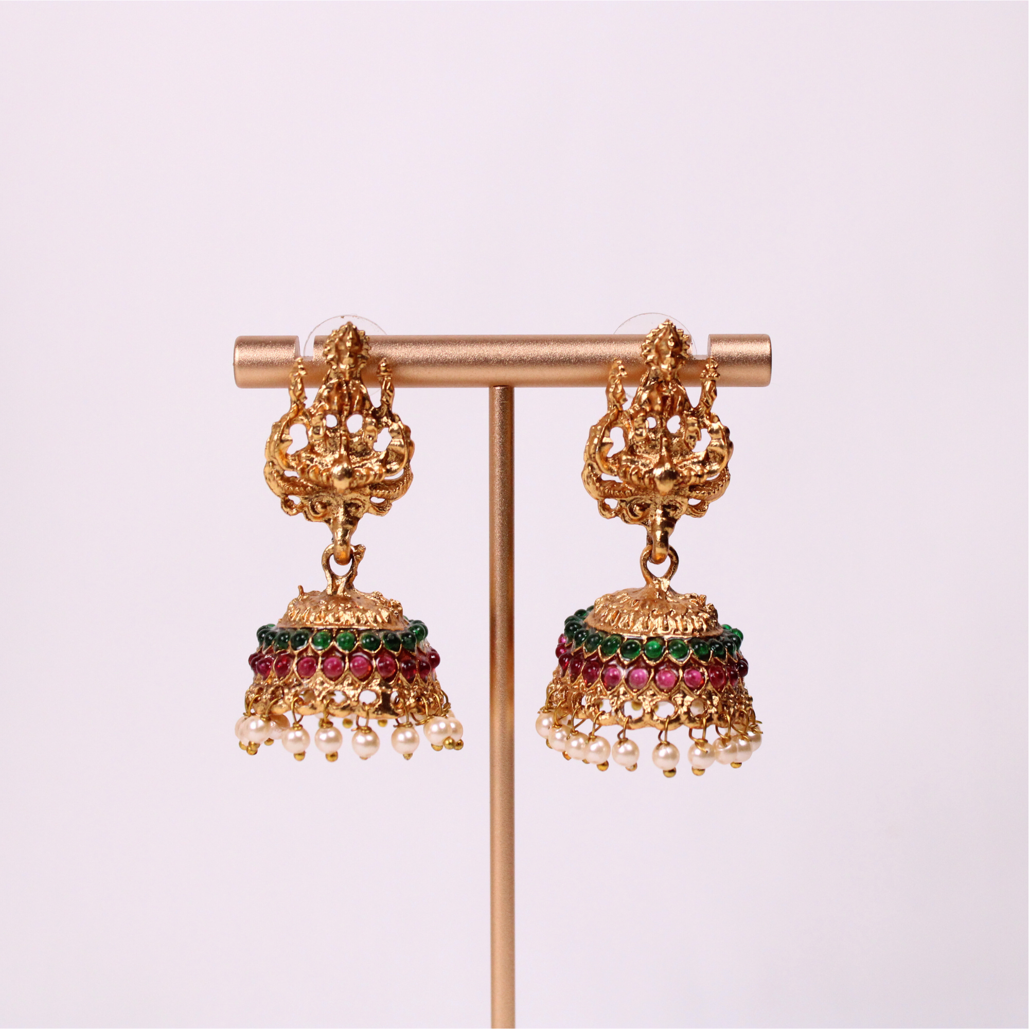 Lakshmi Kasu Mala Aram Set with Earrings