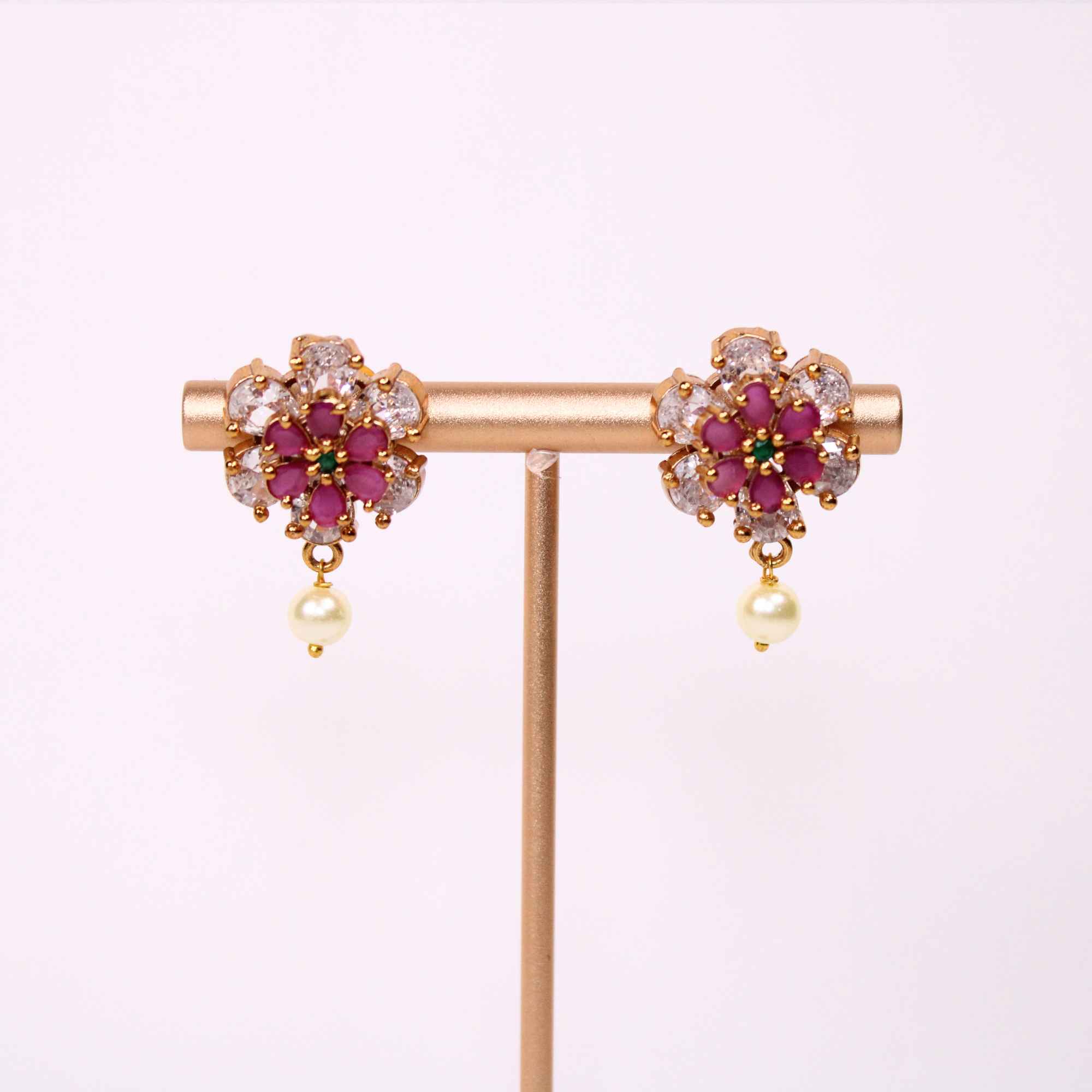 Malar Choker and Drop Earrings Set