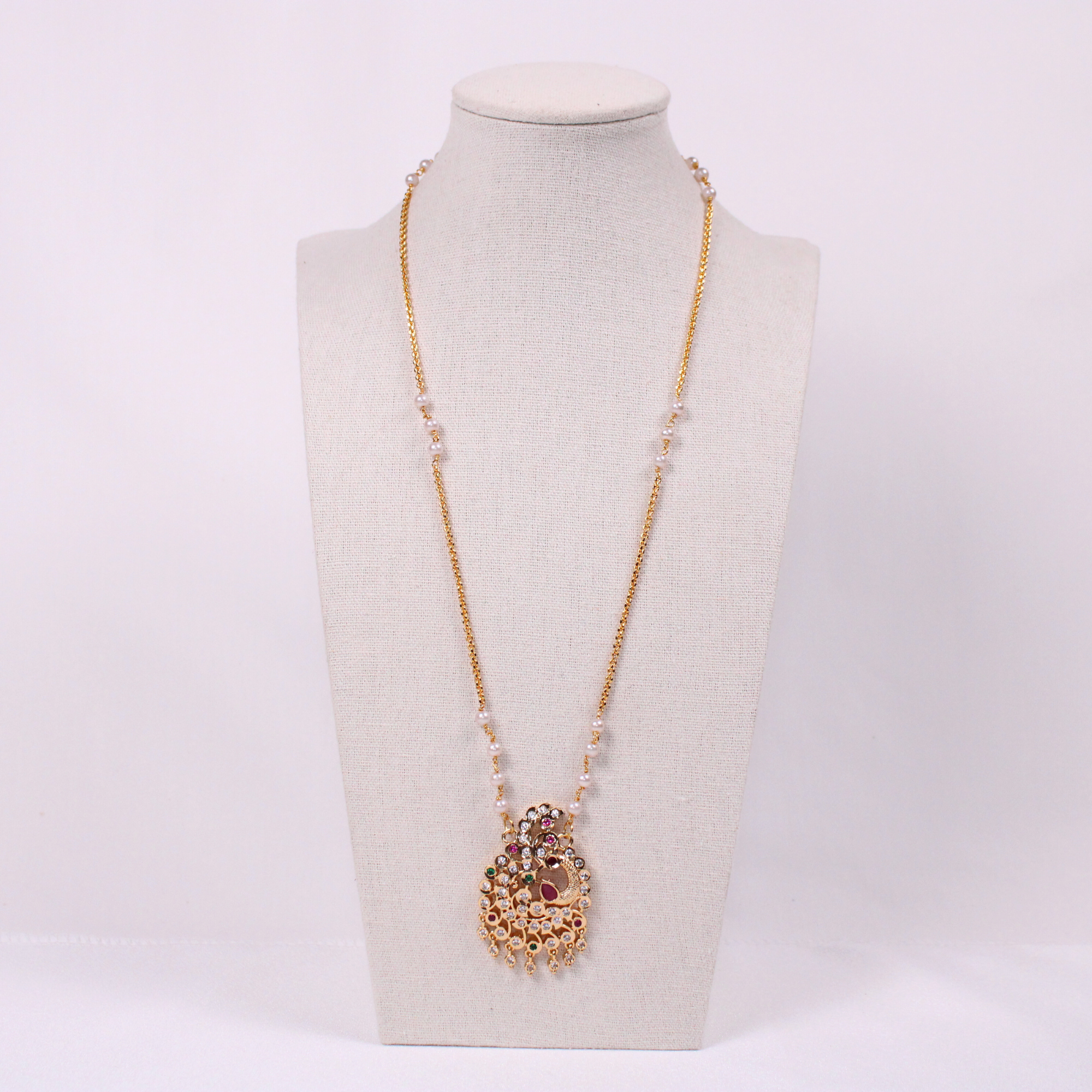 Peacock Crest Pendant Aram