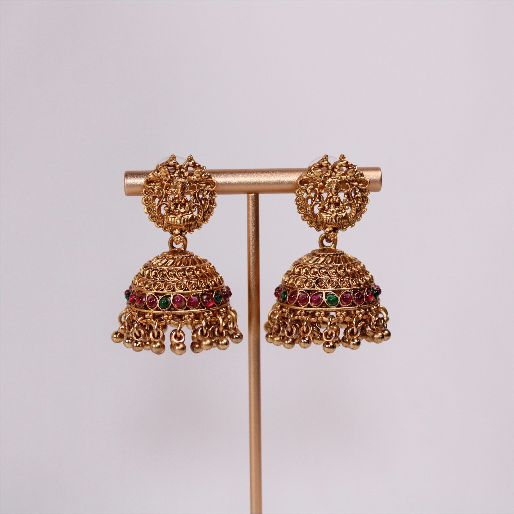 Lakshmi Kasu Mala Aram Set with Earrings